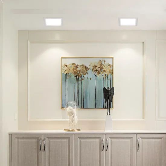 Shiny Shock Resistant Gp Lp 002 Square LED Panel Lights for Hospital ...