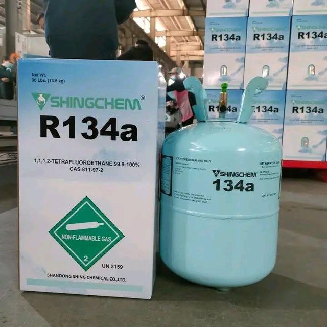Refrigerant Gas R 134a High Efficiency Cooling Medium for Vehicle Air Conditioning Systems Designed for Smooth Operation and Energy Saving Performance - Image 1