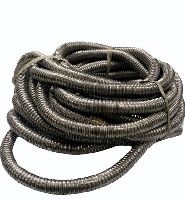 Galvanized Iron Flexible Conduit Pipes Shape Round Color Silver Thickness 25mm Diameter 1/4inch Surface Treatment - Image 2
