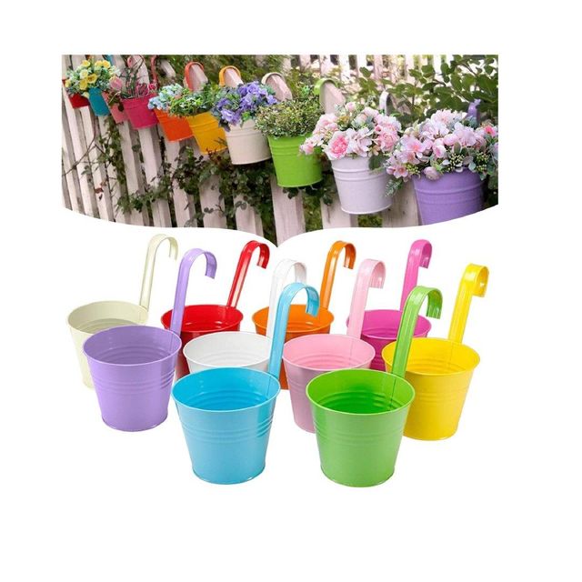 Exclusive quality metal planter pot Wholesale Indoor Outdoor Farmhouse decorative item customized size and sale - Image 3