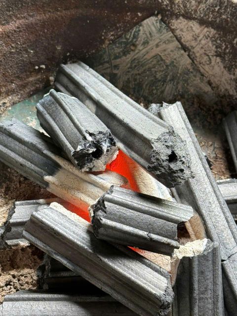 Charcoal Briquette Hardness High Shape Hexagonal Ash Content Low Burning Time Long Chemical Content Free Heat Stability - Image 1