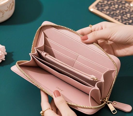Croc - Embossed Colorful Wallet Women Wallet Origin China Gender Female Price USD_4-10 HS Code 420212 Closed Way Zipper Model NO. 25422-02 - Image 2