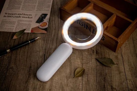 21 LED Handheld Magnifier Reading Lens Magnifying Glass - Image 6