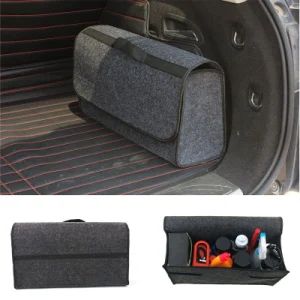 Car Trunk Organizer Felt Cloth Collapsible Trunk Tools Box Color Black Origin China Material Felt Trademark None Sales Manager - Image 1