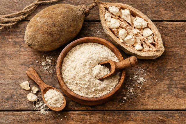 Natural Baobab Powder Rich Fruit Ingredient For Beverage Blends Smoothies Desserts Baking Mixes Nutrition Products - Image 3