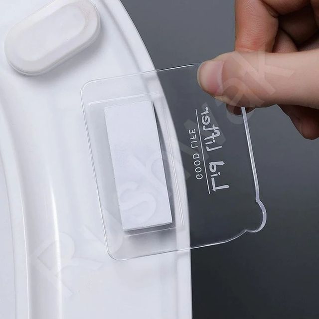 Plastic Toilet Seat Lifter Color White Shape Square Material Plastic Installation Method Self-adhesive 3m Tape Comfort Level More Comfortable Riding - Image 7