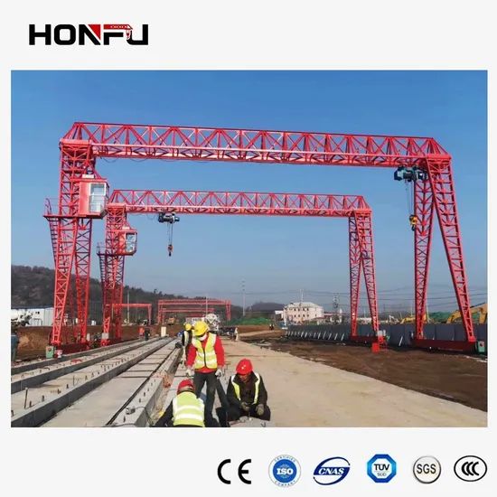 Container Crane Ropes Customized Wire Rope Remote Control Marine Portal Hoist Rtg Container ...