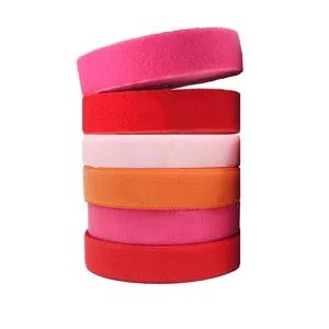 Colored Nylon Nylon Male and Female Hook and Loop Fasteners Spring Na Element OL Shape Tape OEM Welcome Stock Stock Origin - Image 4
