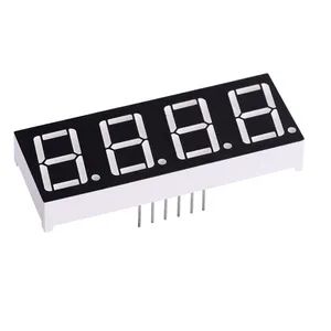 Common Cathode Common Andone Red 0.39inch 4digit 7segment LED Display - Image 1