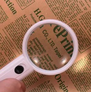 Handheld Magnifier Metal Magnifying Glass for Reading User All Origin China Trademark OEM Color Silvery Shape Circular Magnification 6X - Image 4