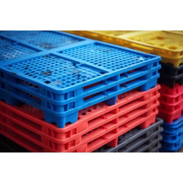 HDPE Plastic Pallets Heavy Duty Reusable Pallets for Industrial and Commercial Use - Image 4