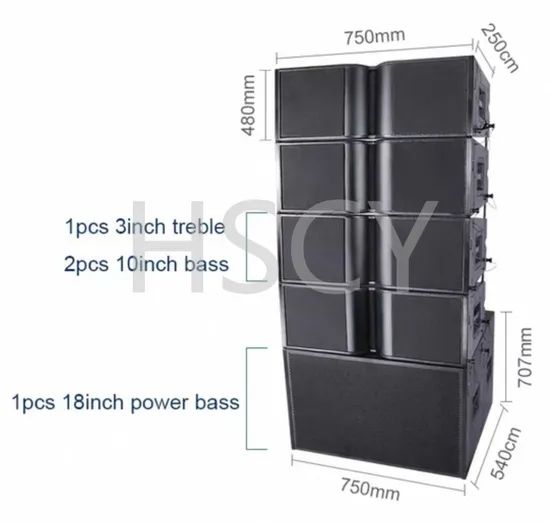 dual 10 Inch 2 Way Passive Line Array Professional Line Array High ...