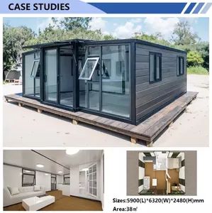 Customized Color 40FT 3 Bedroom Modular Transportable Homes Prefabricated Expandable Container House - Image 6