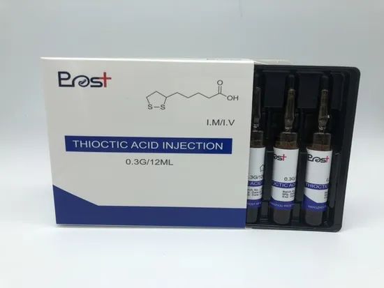 Thioctic Acid 99% Alpha Lipoic Acid Injection Set Group Female Odor Weak Odor Origin Hangzhou Material Liquid Application - Image 6