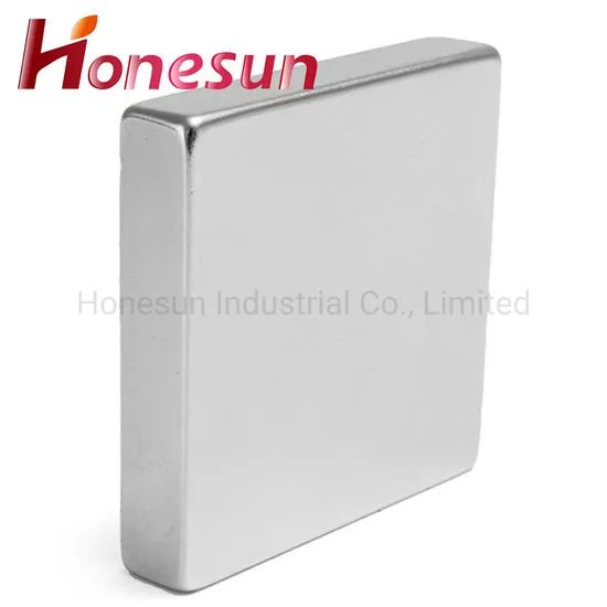 N35uh Permanent Block NdFeB Magnets for Hot Sale Origin China Grade N35-N52 Coating Nickel Trademark HONESUN HS Code 8505111000 - Image 5