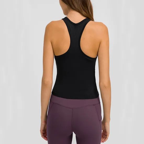 Disposable Factory Crop Tank Tops Yoga Workout Wholesale Fitness Wear Tanktop Razorback Tank Top - Image 5