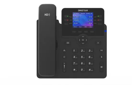 Wholesaler Poe RJ45 VoIP Phone HD Voice IP Phones C62up Color Black Type IP Phones Protocol TCP/IP Warranty 1 Year Model NO. - Image 3