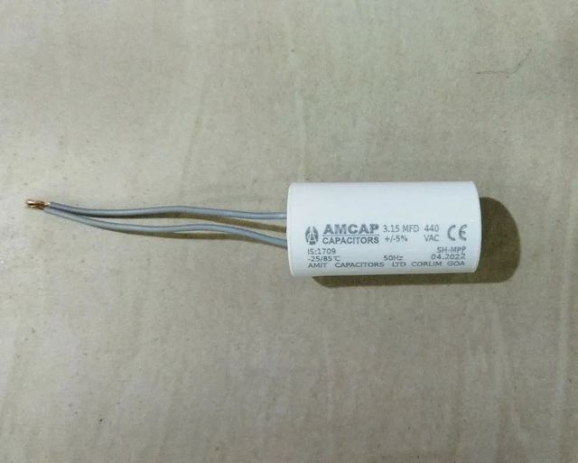 2 4MFD Electric Capacitor, For Fans Color White Terminals 2 Tolerance 5% Protection IP40 Material Plastic Capacitance - Image 3