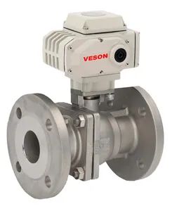 Valve Automation Pneumatic Flanged Ball Valve, 2 Way/ 3 Way Automation Solutions Air Pressure Control System - Image 6