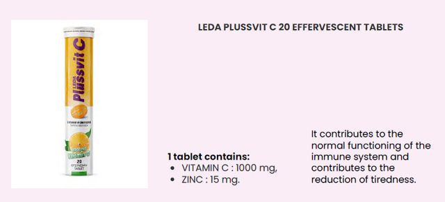 Plussvit 20 Effervescent C / Ginseng / Sambucus / Magnesium Flavor Custom Place of Origin Türkiye Shelf Life 24-36 months - Image 3