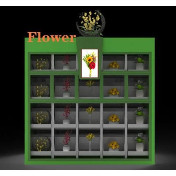Refrigerated Fresh Flower Vending Kiosk Automatic Bouquet Dispenser Smart Self Service Machine for Retail Business - Image 3