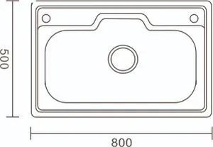 OEM Machine 304 Stainless Steel Sink Customizable Kitchen Sinks - Image 2