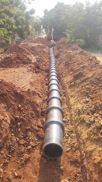 Drainage Construction Service Function Prevent Flooding Type Drainage Pipeline Construction Service Installation Type Partly Exposed, - Image 4