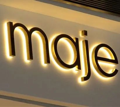 Outdoor Waterproof Company Illuminated 3D Copper Painted Logo LED Sign - Image 5