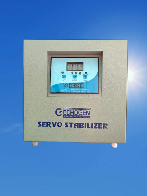 Echogen 3 KVA Servo Voltage Stabilizer Power 3 KVA Brand Echogen Capacity 3 KVA Current 12 Amp Phase Single Phase Cooling Type Air - Image 2