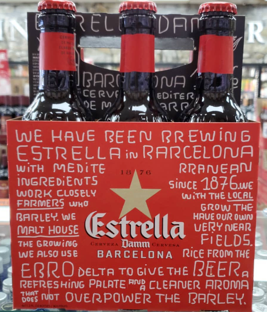 Buy Premium Spanish Lager Beer Estrella Damm 330ml x 24 Bottles Ready Export - Image 2