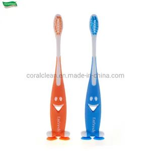 Smiling Style Kids Teeth Brushes with Dust Cover Children Toothbrush - Image 2