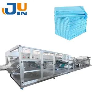 Automatic Disposable Waterproof Under Pad/Pet Pad Machine Origin China Condition New Trademark JUJIN HS Code 84418090 Specification 22× 2× 3 - Image 6