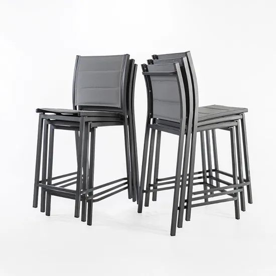 Outdoor Garden Furniture High Table Chairs Rattan Bar Sets for Hotel Pool - Image 2