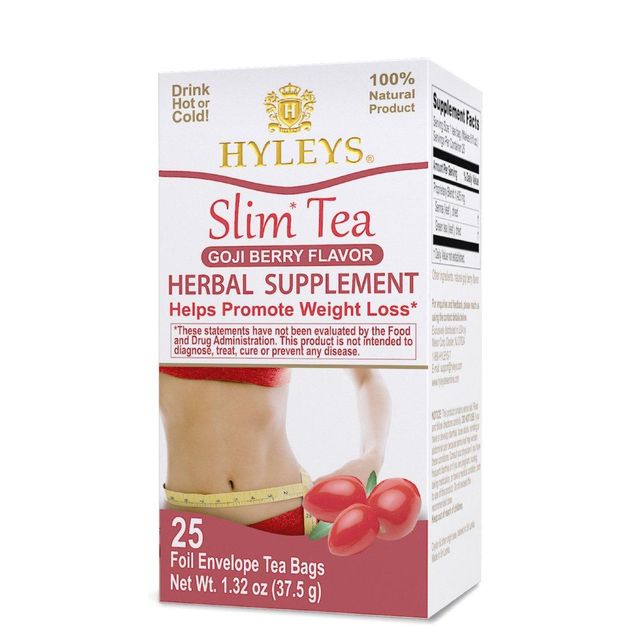 25 CT SLIM TEA GOJI BERRY FLAVOR HERBAL SUPPLEMENT - Image 3