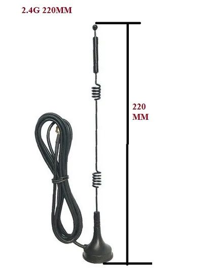 2.4G Magetic Mount WiFi Antennas VSWR <1.5 Material Cu Trademark Gerbole HS Code 8517707001 Origin Shenzhen, China Model NO. - Image 1