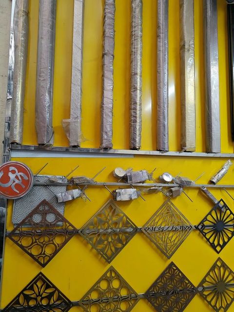 SS Gold PVD Railing System Position Stairs Wheel Width 35 Mm Wheel U Groove Yes Fitting Finish Pvd Wheel Diameter 120 - Image 9