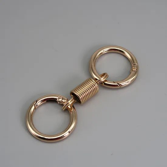 Personality Keychain Lovers Niche Design Sense Pendant Spring Ring Waist Hanging Metal Key Ring Ring Key Chain - Image 4