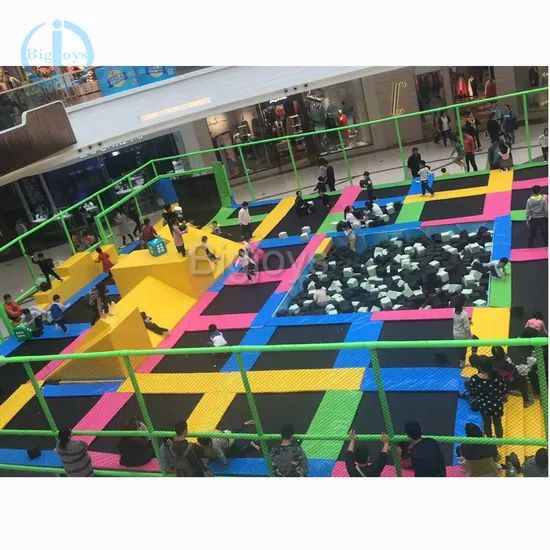 Trampoline Playground Park Multifunction Indoor Trampoline Park Equipment with Slide - Image 6