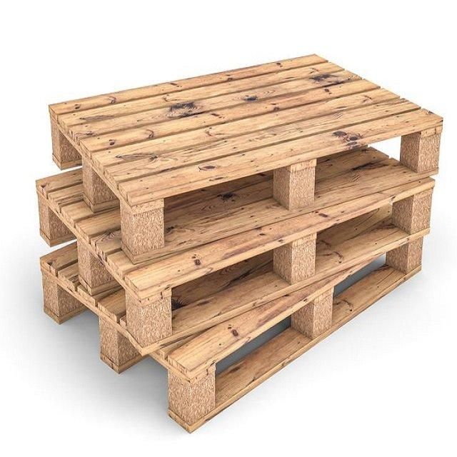 High Quality 100% Natural Single Faced Euro Wood Pallets Cheap 4-Way Entry for Sale - Image 3
