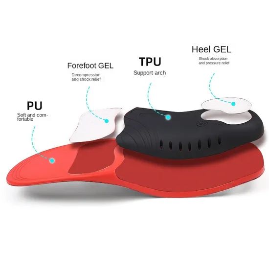 Corrective Pad Heel Shock Absorption Arch Support Orthopedic Insole - Image 5