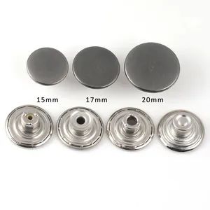 Classic Denim Buttons Shank Button Metal Button Element OL Stock Stock Style Simple Origin China Trademark zonesun HS Code 9606220000 - Image 5