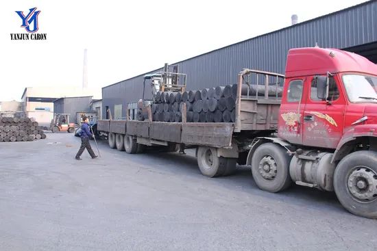 Good Quality Graphite Electrodes with Nipple Trademark YJ Origin Dezhou HS Code 85451100 Composition Carbon Model NO. - Image 6