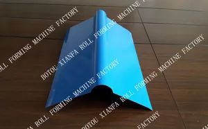 Colored Steel Ridge Tile Roll Forming Machine Roof Ridge Cap Making Machine Metal Ridge Cap Machine - Image 2