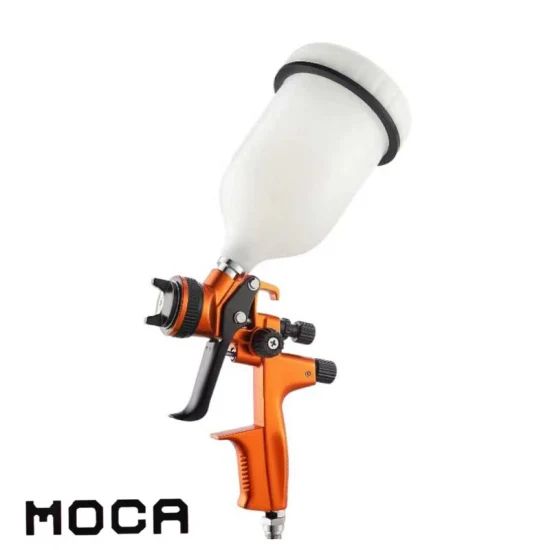 Alu. Body Air Paint Spray Gun HVLP Auto Refinish Lvmp Origin China Coating Paint Condition New Air Inlet 1/4" Finish - Image 1