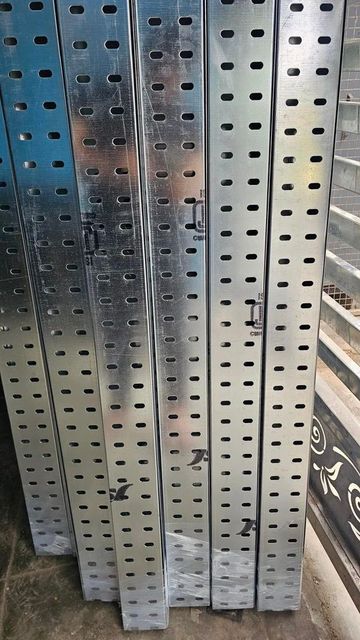 Perforated Cable Trays Length 2.5 m JSW 2.5 meter Finish Pre-Galvanized (GI) Cover Requirement With - Image 10