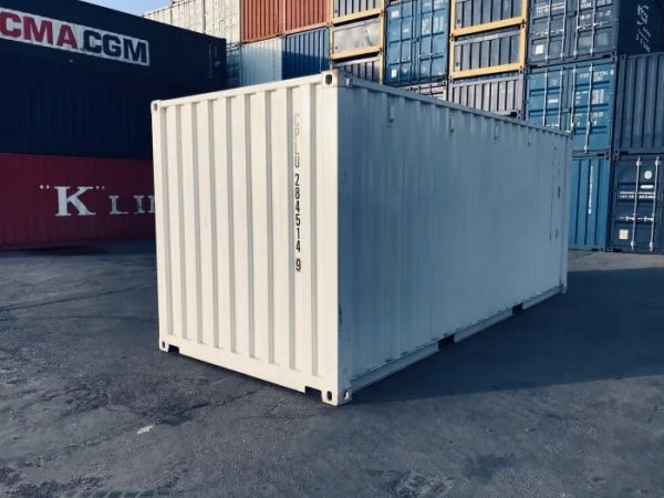 20ft Shipping Container One Trip New White Steel Cargo Storage Container for Sale - Image 3