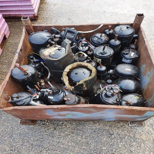 Bulk AC Compressors and Fridge Scrap with 18% Copper Wire High Quality Scrap Materials Grade in Large Quantities - Image 1