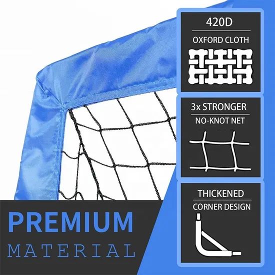 Kid Outdoor Foldable Portable Football Net Football Soccer Equipment - Image 2