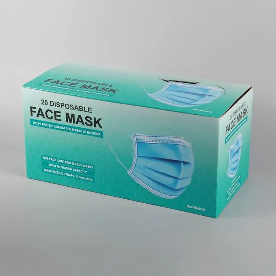 Disposable Adult Earloop Protective Face Mask Color Blue Shape Dust Mask Model NO. NP101 Trademark SUCSHK HS Code - Image 2