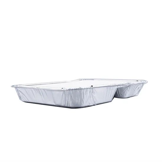 Premium 2 Compartment Aluminum Foil Food Storage Containers - Image 2